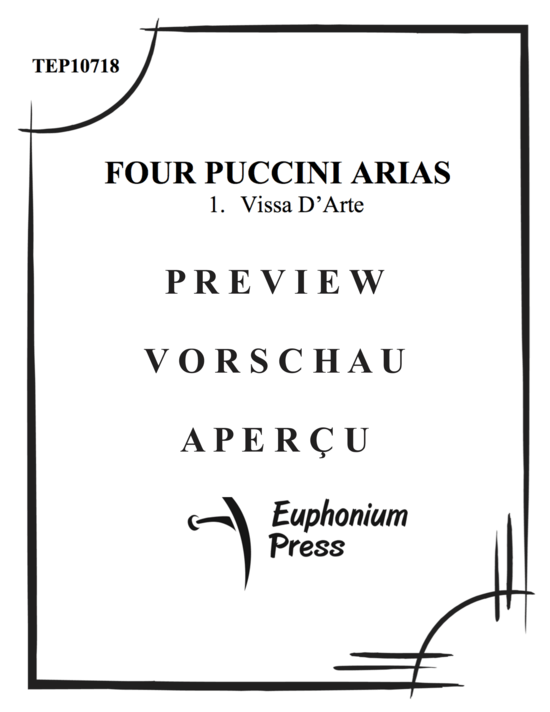 gallery: Four Puccini Arias , , (Euphonium + Klavier)