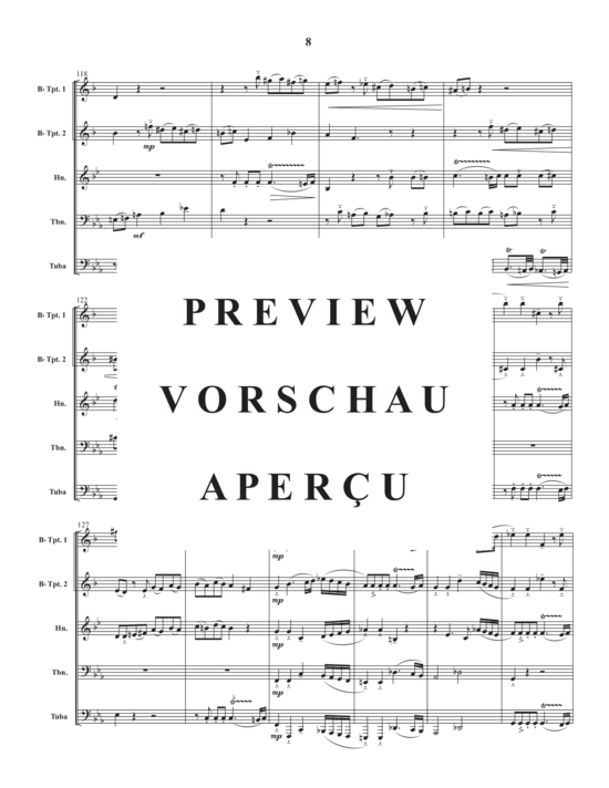 gallery: Adagio and Fugue in c minor , , (Blechbläser Quintett)