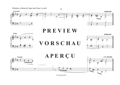 gallery: Präludien G-Moll , , (Orgel/Klavier Solo)