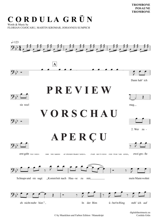 gallery: Cordula Grün , Draufgänger, Die, (Posaune / Bariton)