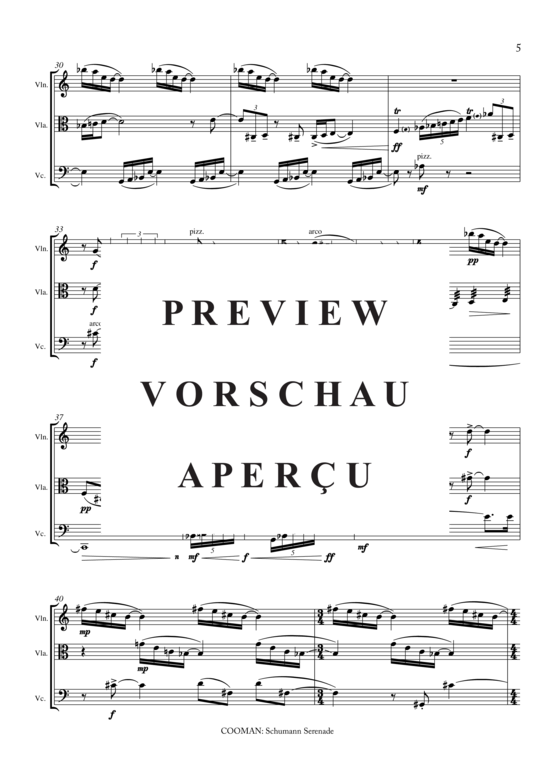 gallery: Schumann Serenade , , (Streicher Trio für Violine, Viola, Violoncello)