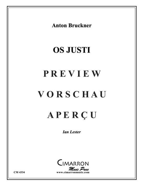 gallery: Os Justi , , (Posaunen Ensemble 8 Stimmen)