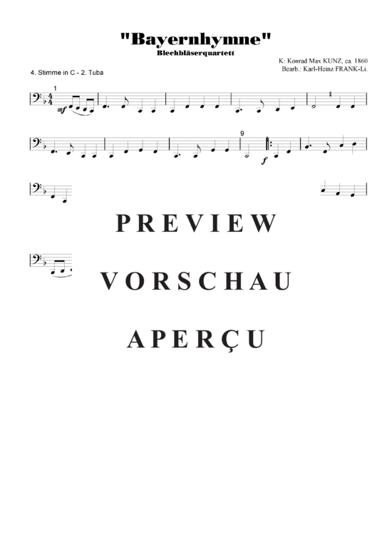 gallery: Bayernhymne , , (Blechbläser Quartett/Ensemble - Variable Besetzung)