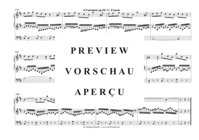 gallery: Variation  aus Prelude, Fugue et Variation pour orgue op.18 FWV 30 , , (Orgel Solo)