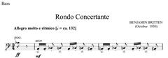 cover: Rondo Concertante, Benjamin Britten