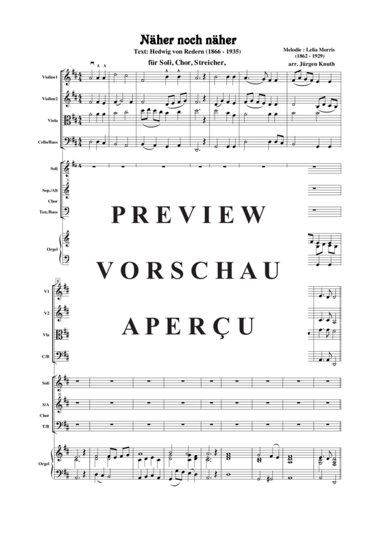 gallery: Näher noch näher , , (Soli, Gemischter Chor + Streicher)