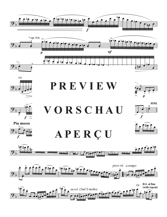 gallery: Vier Capricen (Nr. 11, 17, 20, 24) , ,  (Bariton/Posaune Solo)