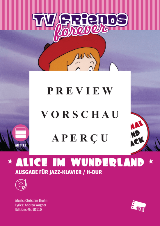 gallery: Alice im Wunderland - Arrangiert für Jazzklavier , , (Klavier Solo)