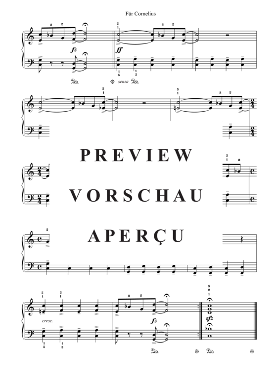 gallery: Für Cornelius , , (Klavier Solo - Level 2 - 4.Klavierjahr)