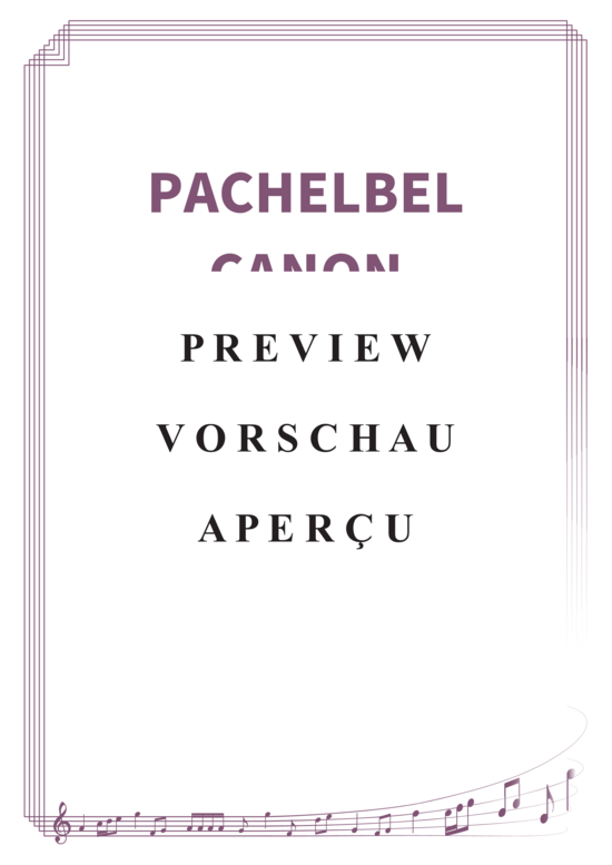 gallery: Pachelbel Canon , Twiolins The, (Geigen Duett)