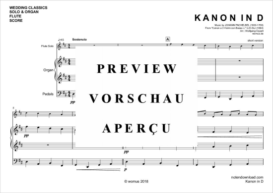 gallery: Kanon in D , , (Querflöte + Orgel)