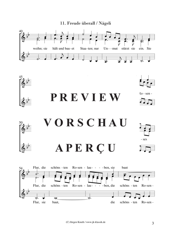 gallery: Freude überall , , (Frauenchor SSA)