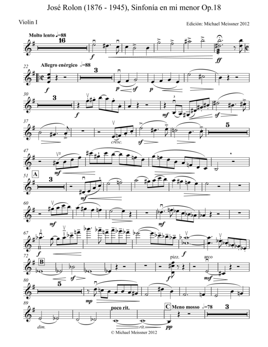 Sinfonia op. 18 