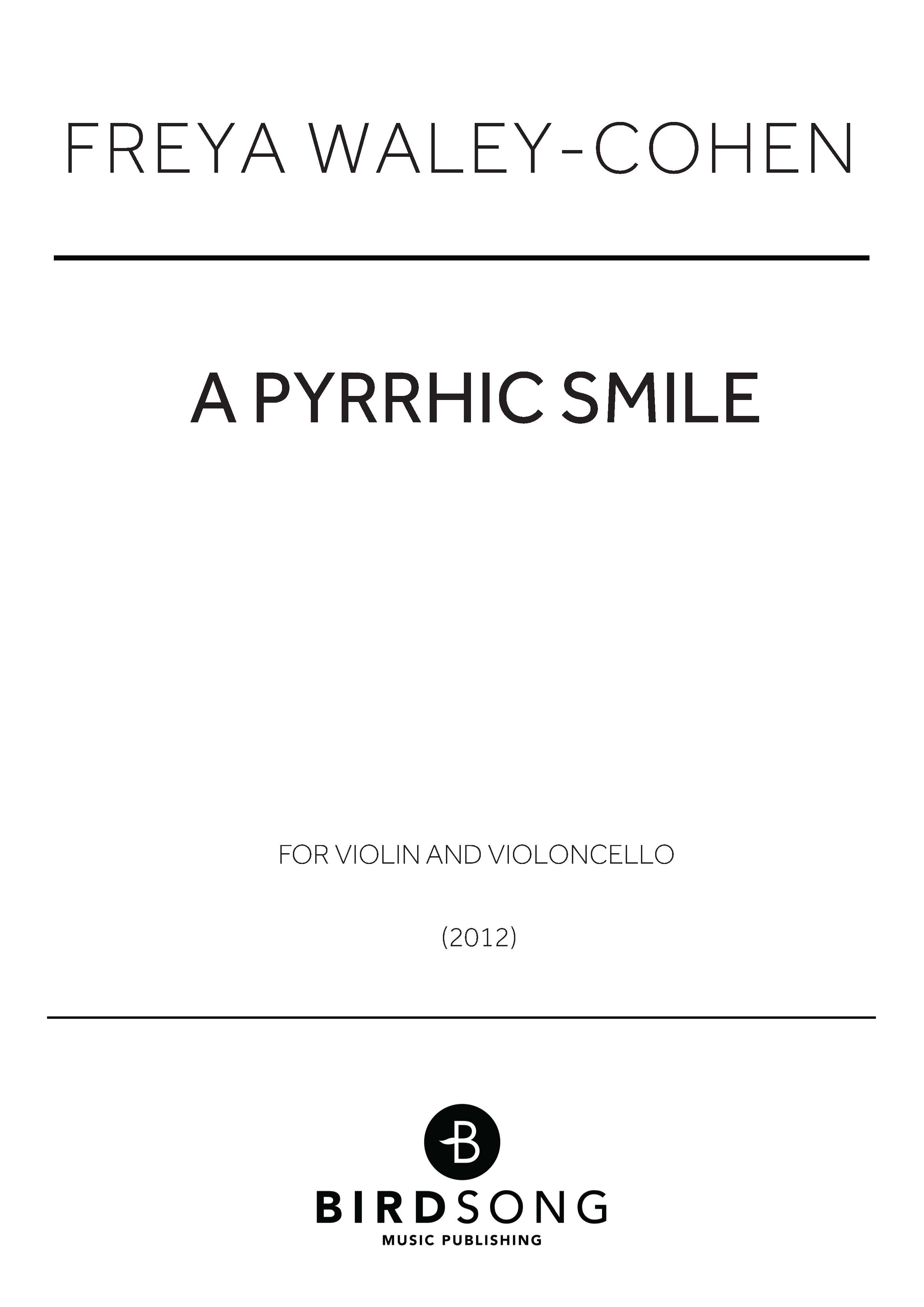 Produktbild zu: A Pyrrhic Smile