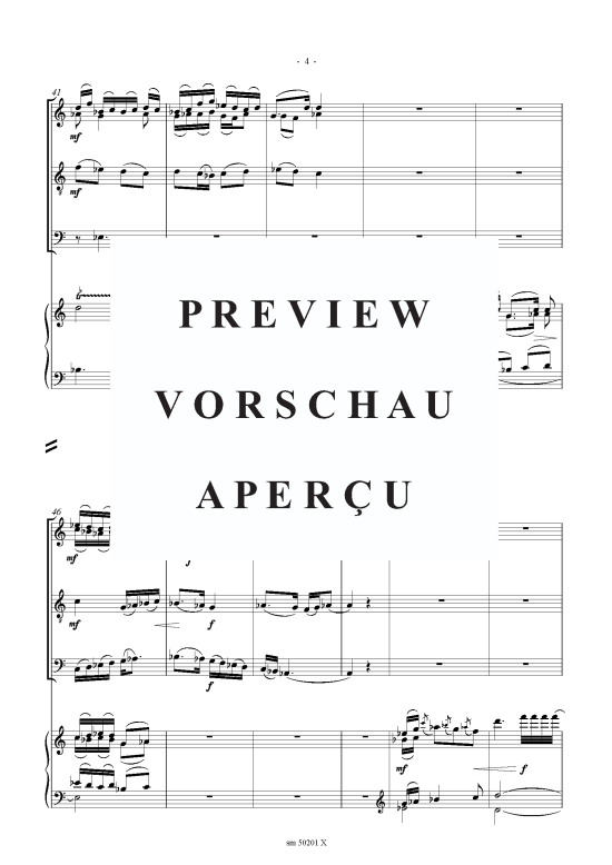 gallery: Vier Gespräche, Partitur , , (Sax-Quartett SATBass + Klavier)