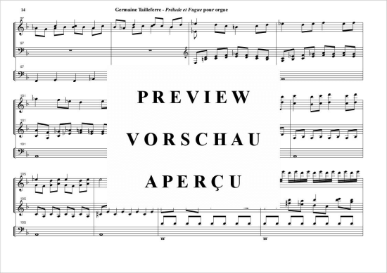 gallery: Prélude et Fugue , , (Orgel Solo)