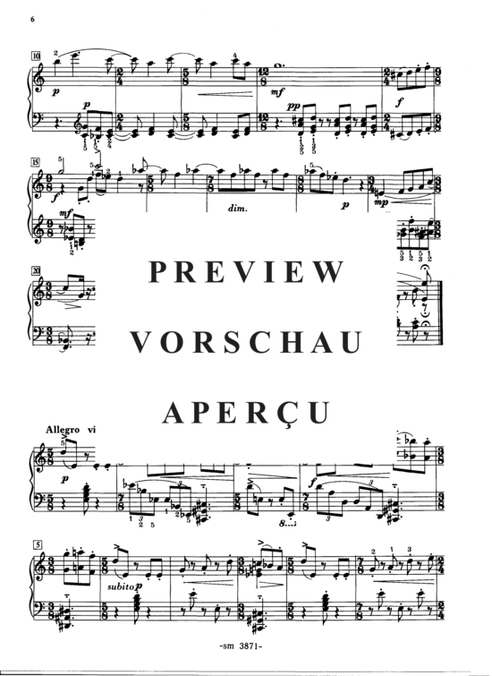 gallery: Vier kleine Klavierstücke , sm3871_preview.pdf, (Klavier Solo)