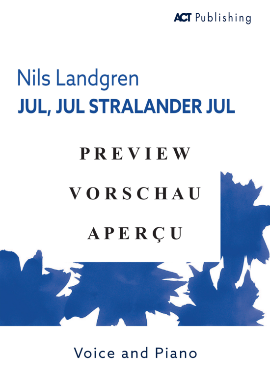 gallery: Jul Jul, Stralande Jul , Landgren, Nils, (Gesang + Klavier)