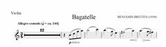 Produktbild zu: Bagatelle