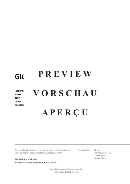 gallery: Glück auf Asphalt (Tenor Saxophon) , Berge,  (Leadsheet)