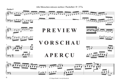 gallery: Alle Menschen müssen sterben (Choral mit 8 Partiten) , ,  (Orgel Solo)