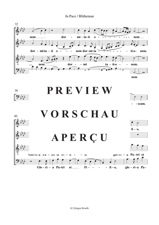 gallery: In Pace  (Motet for Compline, or Anthem for Evensong) , ,  (Gemischter Chor)