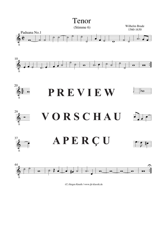 gallery: Paduana No.1 , , (Gemischtes Ensemble für 6 div. Instrumente oder Stimmen)