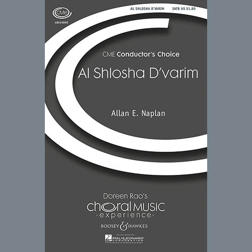 cover: Al Shlosha D'Varim, , Chor