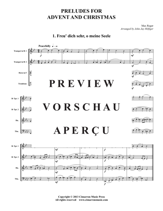 gallery: Vorspiele für Advent und Weihnachten , , (Blechbläser-Quartett)