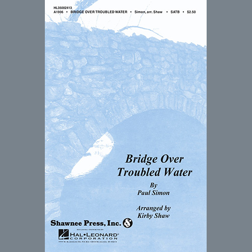 Product picture to: Bridge Over Troubled Water (arr. Kirby Shaw)