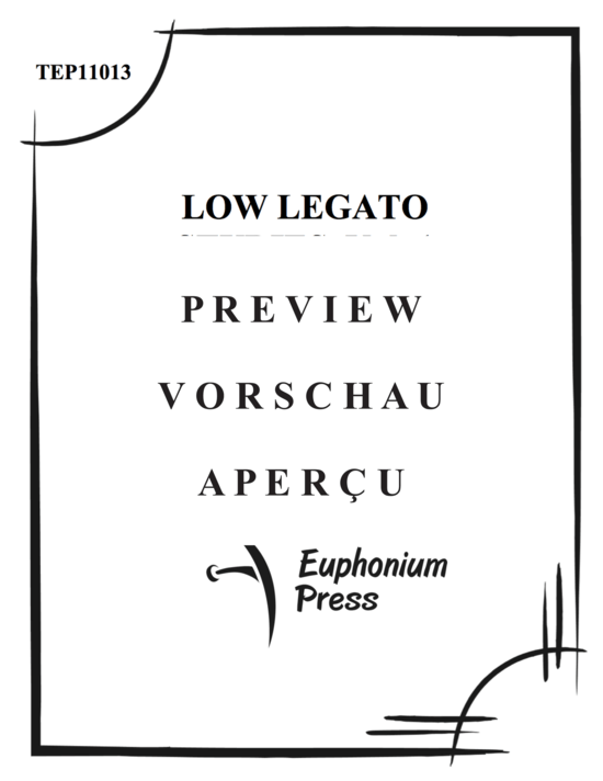 gallery: Low Legato Etudes for Tuba, Vol. 1 , , (Tuba Solo)