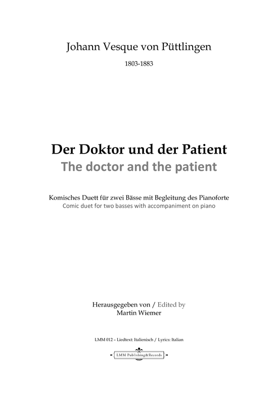 Der Doktor und der Patient 