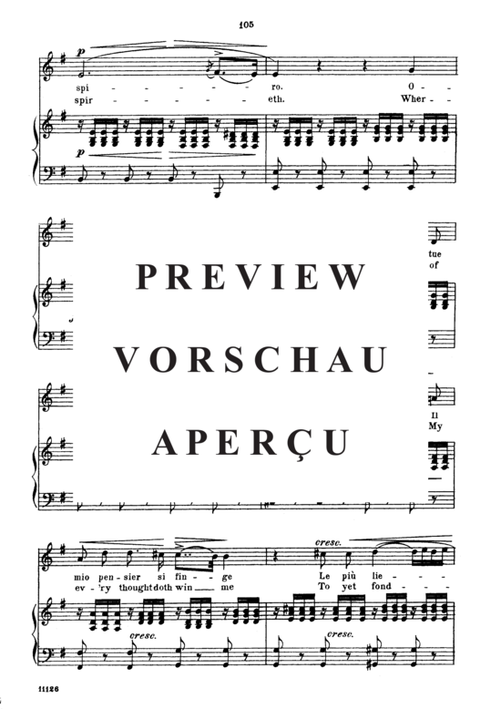 gallery: O del mio dolce ardor , Parisotti, Alessandro, (Gesang mittel + Klavier)