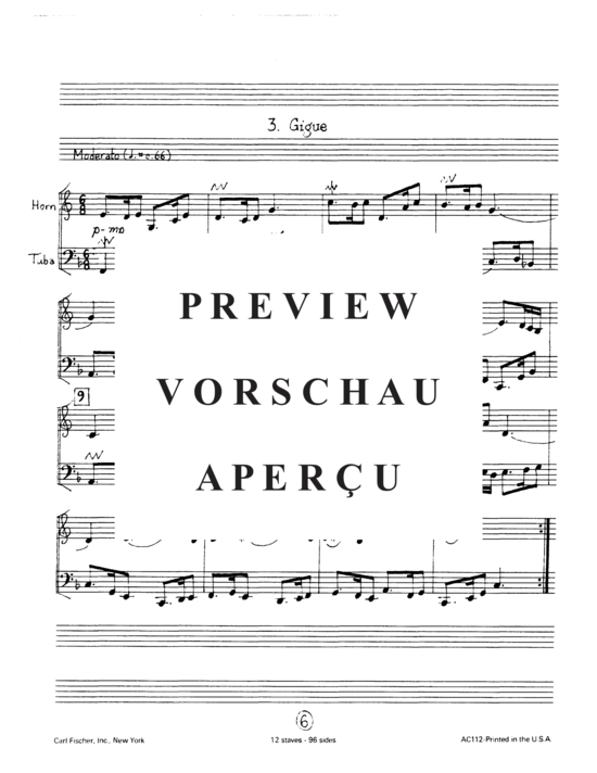 gallery: Goldberg Suite , , (Duett für Horn in F + Tuba)