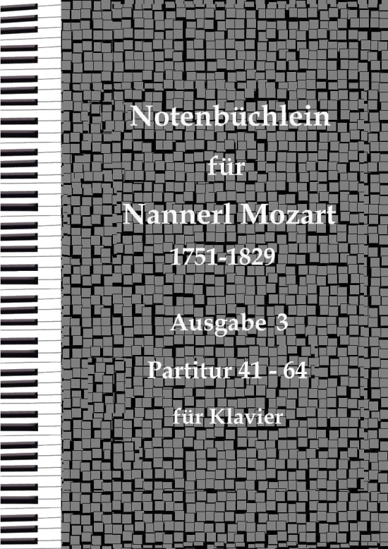 gallery: Notenbüchlein für Nannerl Mozart, Band 3 , , (Klavier Solo)