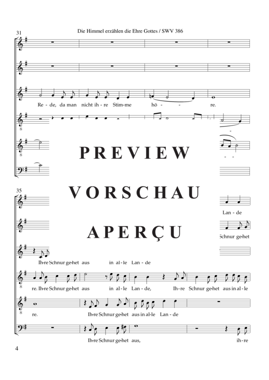 gallery: Die Himmel erzählen die Ehre Gottes , , (Gemischter Chor S1/2 A T1/2 B)
