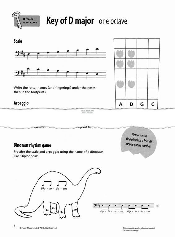 gallery: 1 Octave Scales for Cello, Mary Cohen, Violoncello