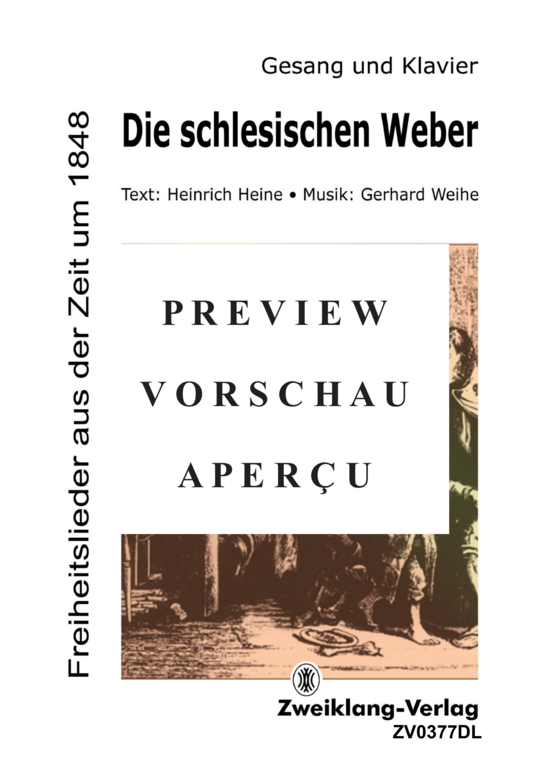 gallery: Die schlesischen Weber , , (Gesang + Klavier)