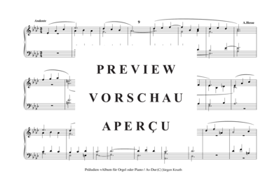 gallery: Präludien = Album für Orgel oder Piano (As-Dur) , ,  (Klavier Solo)