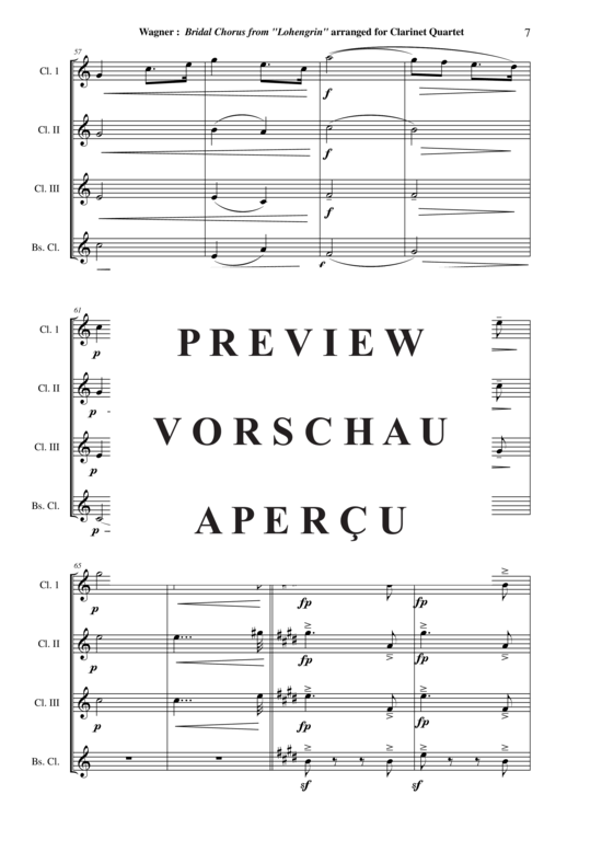 gallery: Treulich geführt , , (Klarinetten-Quartett)