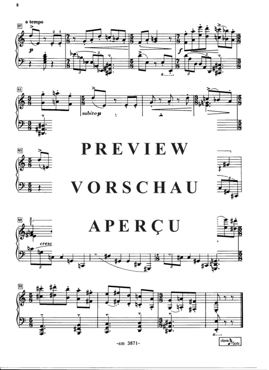 gallery: Vier kleine Klavierstücke , sm3871_preview.pdf, (Klavier Solo)