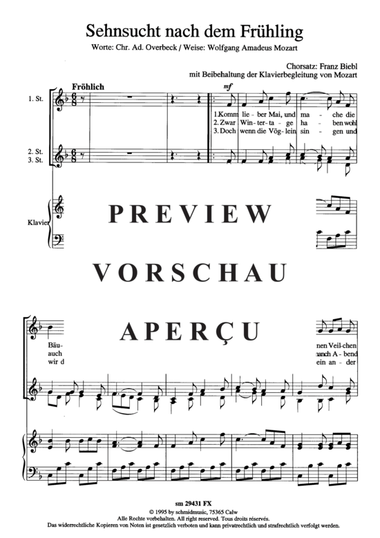 gallery: Sehnsucht nach dem Frühling , , (Frauenchor + Klavier)