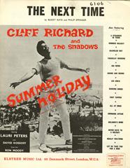 cover: The Next Time (from 'Summer Holiday'), Cliff Richard, Gesang, Gitarre, Klavier