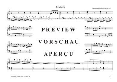 gallery: Orgelstücke (3 March, 1 Intrade, 3 Concert, 2 Aria, 1 Menuett+Trio) , ,  (Orgel/Cembalo/Klavier Solo)