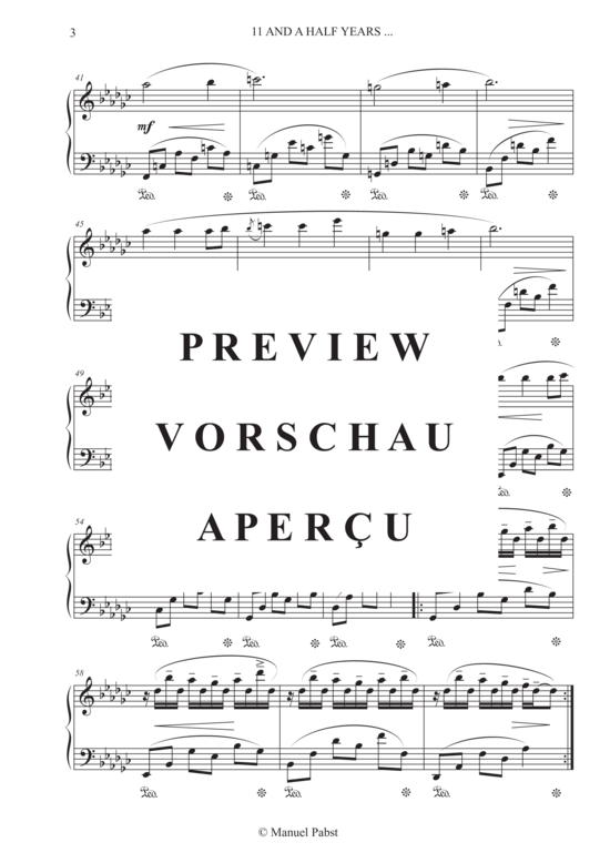 gallery: 11 and a half years... , Pabst, Manuel, (Klavier Solo)