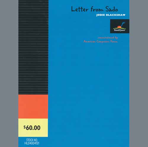 cover: Letter from Sado - Full Score, , Ensemble