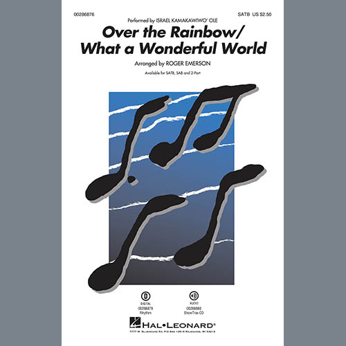 Product picture to: Over The Rainbow/What a Wonderful World (arr. Roger Emerson)