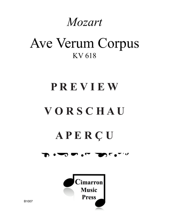 gallery: Ave Verum Corpus , , (4 Klarinetten)