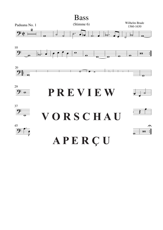 gallery: Paduana No.1 , , (Gemischtes Ensemble für 6 div. Instrumente oder Stimmen)