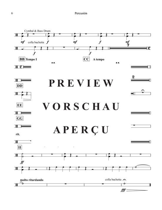 gallery: Sinfonia op. 18 , , (Percussion)